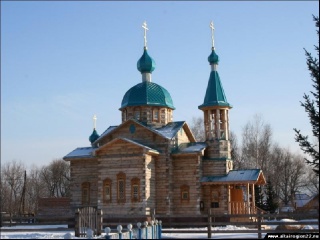 Действующая церковь в составе музейного комплекса села Новотырышкино 